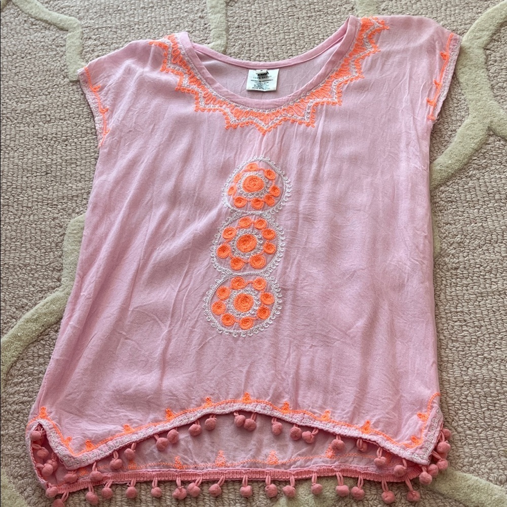 Pom Pom tunic/ cover up